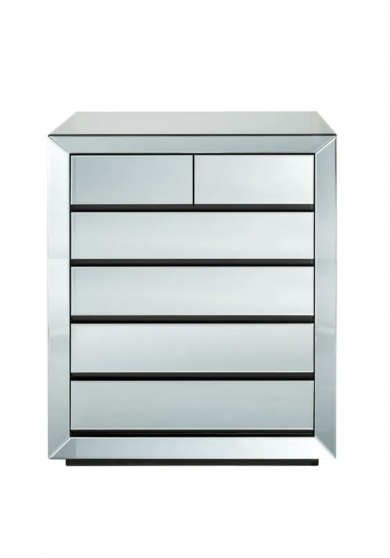 Mirano Mirrored 2+4 Drawer Chest W90 *Last Floor Model